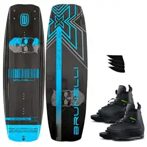 Wakeboard Brunelli Carbon Set 138 cm mit Jobe Maze Bindung