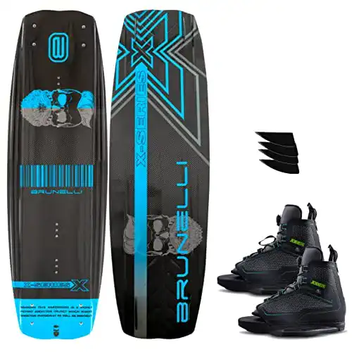 Wakeboard Brunelli Carbon Set 138 cm mit Jobe Maze Bindung