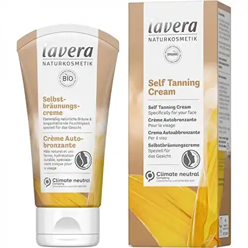 Selbstbräunungscreme von lavera für natürliche Bräune und Feuchtigkeit