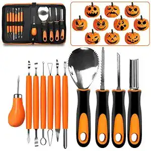 Kürbis-Schnitzset Yaomaisi 11-teiliges Set für Halloween