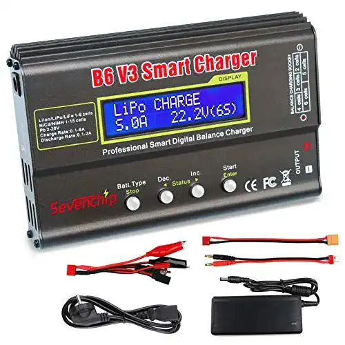 LiPo Ladegerät Ruizhi 80W IMAX B6 V3 für verschiedene Batterietypen