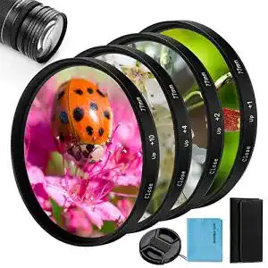 Makrolinse 52mm Close-up Nahlinsen Filter Kit, 4-teilig