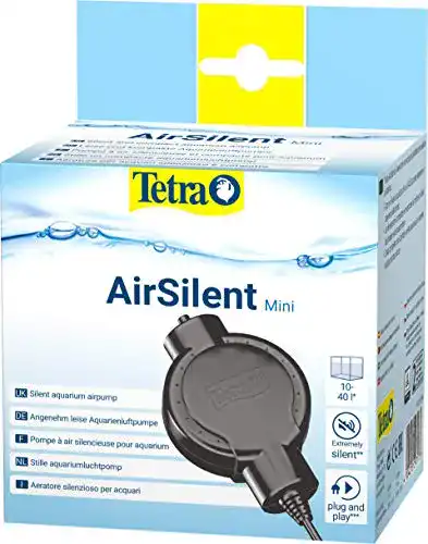 Aquariumluftpumpe Tetra AirSilent Mini für Aquarien mit 10-40 Litern
