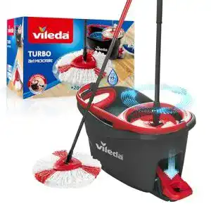 Vileda Turbo Wischmopp Komplettset für effiziente Bodenreinigung