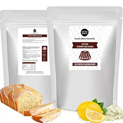 Kuchen-Backmischung Mitoback für Zitronen-Chia Kuchen glutenfrei 240 g
