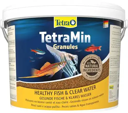 Teichfutter TetraMin Granules – langsam absinkendes Fischfutter 10L