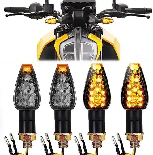 Lauflicht-Blinker für Motorräder – Dreamizer 4 Stück mit 14 LEDs