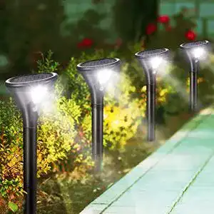 Solar-Wegeleuchte Litake – 4 Stück Solarlampen für Außen