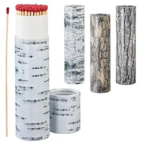 Streichhölzer Cepewa Kamin 4er Set mit 300 XXL Zündhölzern