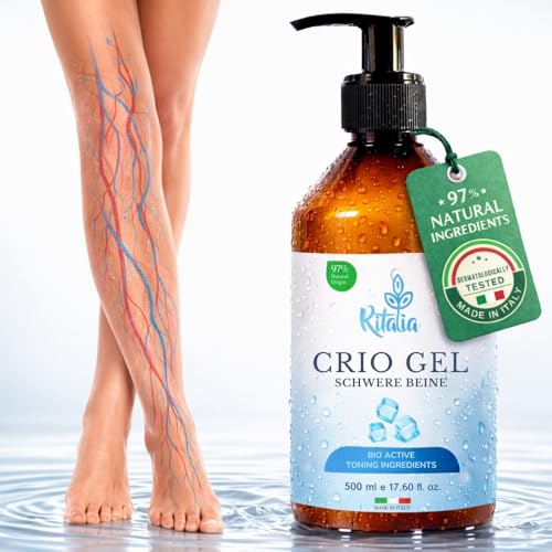 Kühlgel Ritalia 500ml für Lymphdrainage und Durchblutungsförderung