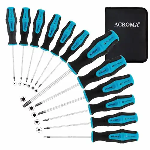 Schraubendreher Set Acroma 12-teilig mit Magnetisierer und Entmagnetisierer