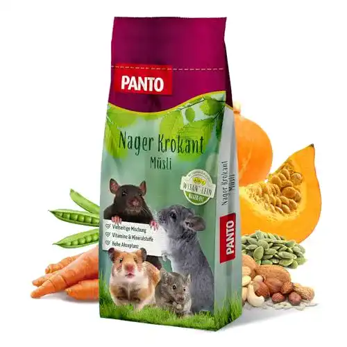 Rattenfutter Panto Nager Krokant Müsli mit Wisan-Lein 20 kg