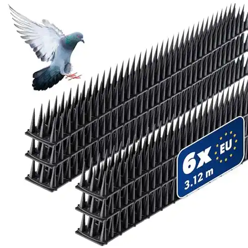 Vogelabwehr KADAX Kunststoffspikes 51 x 4 x 3,5 cm zur Tierabwehr