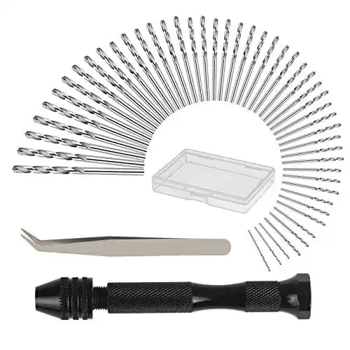 Handbohrer Kakoo 51-teiliges Mini Bohrmaschine Set mit Präzision Pin Vise
