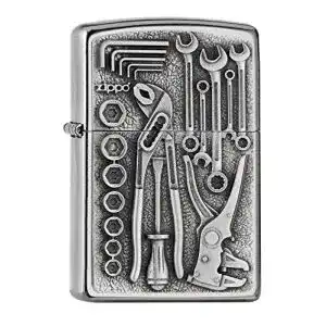Zippo Sturmfeuerzeug Toolbox im Street Chrome Design Nachfüllbar