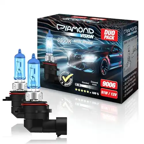 HB4 Diamond Vision 2x HB4 12V 51W Lampe im Xenon Look