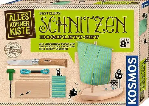 Schnitzmesser Set für Kinder ab 8 Jahren von Kosmos 604608