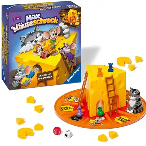 Max Mäuseschreck – Würfelspiel für Kinder ab 4 Jahren