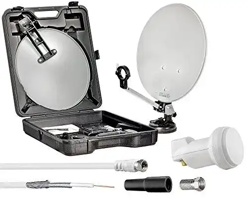 Camping Satellitenanlage EG-SAT Mobiles digitales Camping-Set