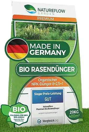 Rasendünger Natureflow Sommer 20 kg