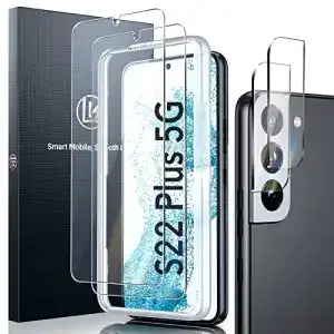 Samsung Galaxy S22 Plus Panzerglas 2 Stück mit Kameraschutz