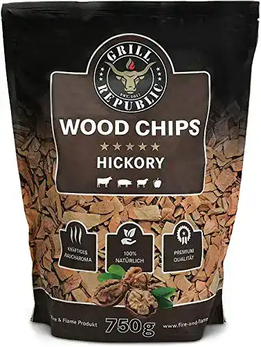 Räucherchips Grill Republic Premium Hickory für Grill und Smoker