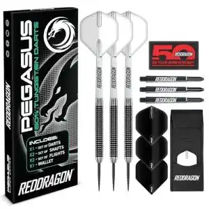 Red Dragon Pegasus Wolfram Steeltip Dartset in verschiedenen Gewichten