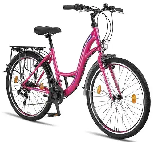 26 Zoll Licorne Bike Stella Premium City Fahrrad für Damen und Herren