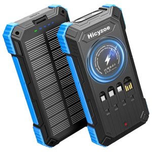 Outdoor Powerbank Hicyzoe Solar 26800 mAh tragbares Ladegerät
