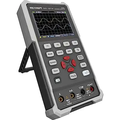 Handoszilloskop Voltcraft DSO-2072H mit 70 MHz Bandbreite
