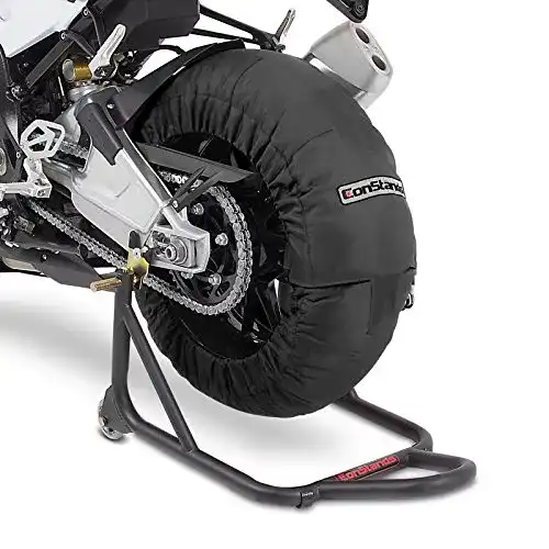 Reifenwärmer für Motorräder von Constands, Set für Superbike 60-80°C