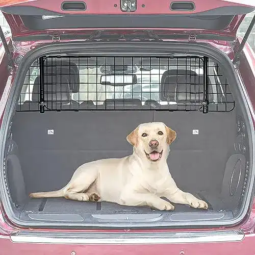 Joytutus Auto-Hundegitter für den Kofferraum mit verstellbarer Breite