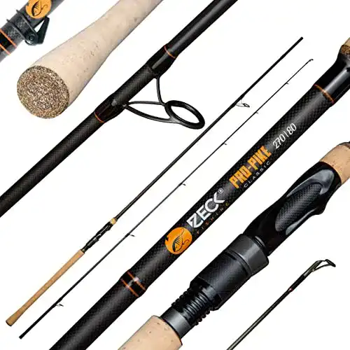 Hechtrute Zeck Predator 2,70m 80g Pro-Pike Classic für Spinnfischen