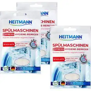 Spülmaschinenreiniger Heitmann Express 30g für effektive Reinigung