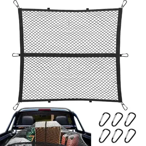 Gepäcknetz hochelastisch 120×120 cm für Autos und Wohnmobile