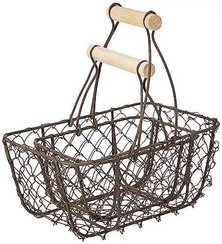 Drahtkorb Rayher Hobby Set mit 2 Drahtkörben im nostalgischen Design