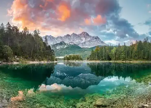 Ravensburger Puzzle 1000 Teile Zugspitze im Bergpanorama