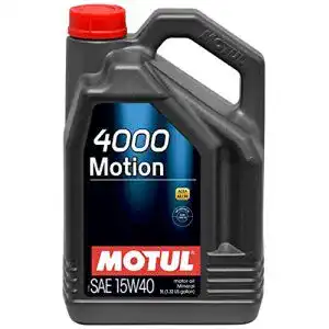 Motul 4000 Motion Motoröl 15W40 5L für PKW und Lkw