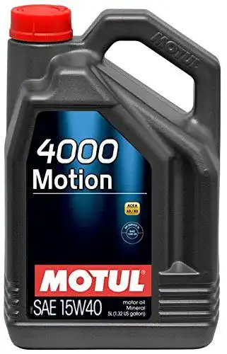 Motul 4000 Motion Motoröl 15W40 5L für PKW und Lkw