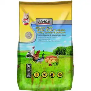 Mac’s Katzenfutter getreidefrei für Erwachsene mit Ente, Pute und Huhn