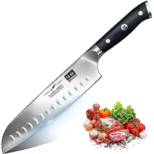 Kochmesser Shan Zu Küchenmesser Chefmesser Santoku