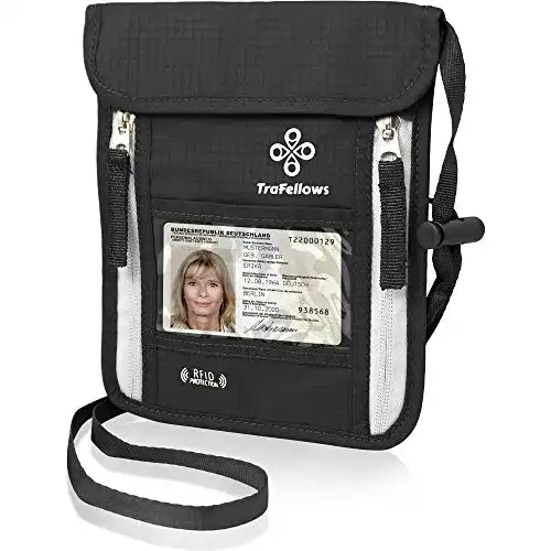 Brustbeutel TraFellows Premium mit RFID-Blocker für Sicherheit und Komfort