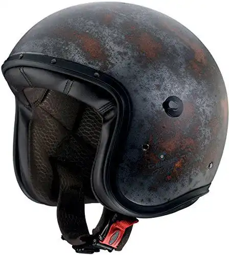 Caberg Jethelm Herren Freeride Rusty Motorradhelm Schwarz XS