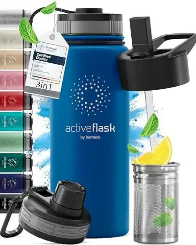 Trinkflasche für kohlensäurehaltige Getränke von BeMaxx