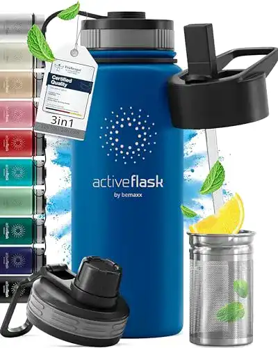 Trinkflasche für kohlensäurehaltige Getränke von BeMaxx