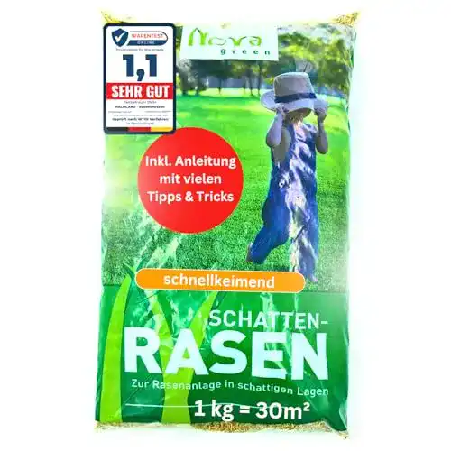 Trockenrasen Halmland Schattenrasen schnellkeimend 1 kg