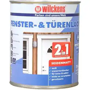 Wilckens 2in1 Fenster- und Türenlack seidenmatt 750 ml