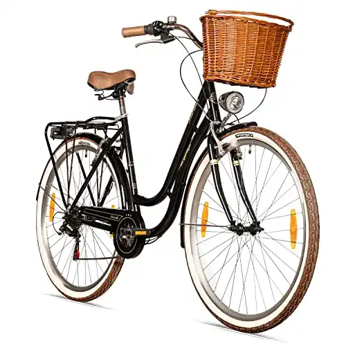 Bergsteiger Marseille Damenfahrrad 28 Zoll Retro Citybike