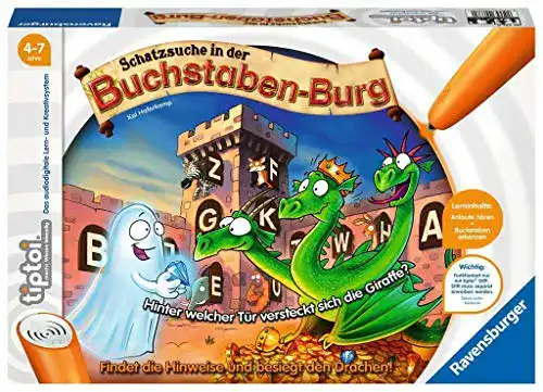 Tiptoi Ravensburger 00737 Schatzsuche in der Buchstaben-Burg