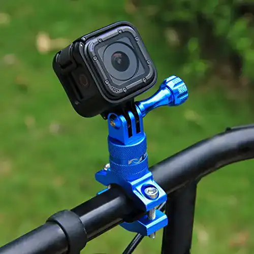 GoPro Fahrradhalterung Puluz mit 360 Grad Rotation aus Aluminium